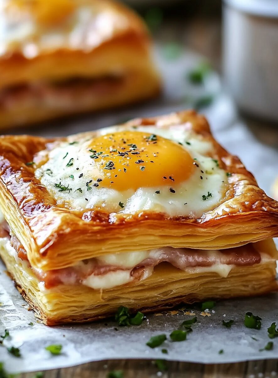 Puff Pastry Croque Madame