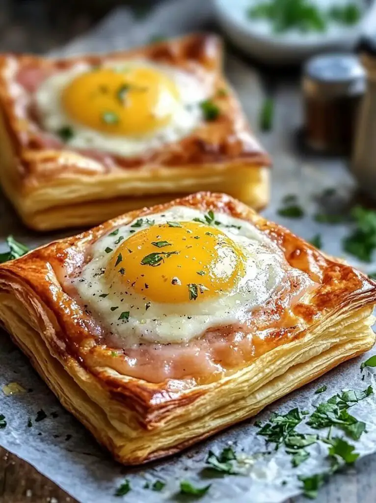 Puff Pastry Croque Madame