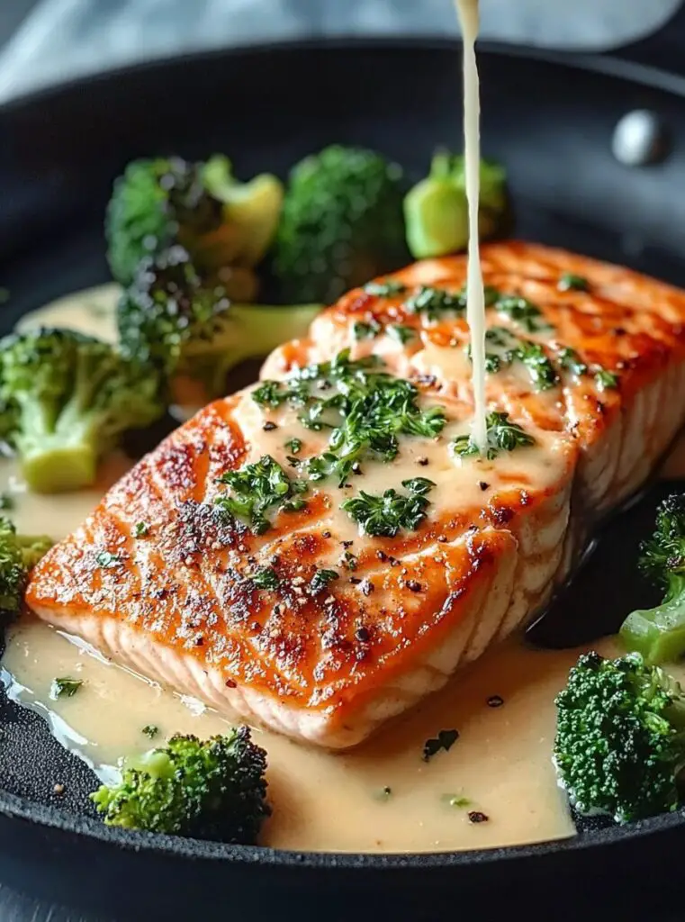 Keto Pan-Seared Salmon and Broccoli