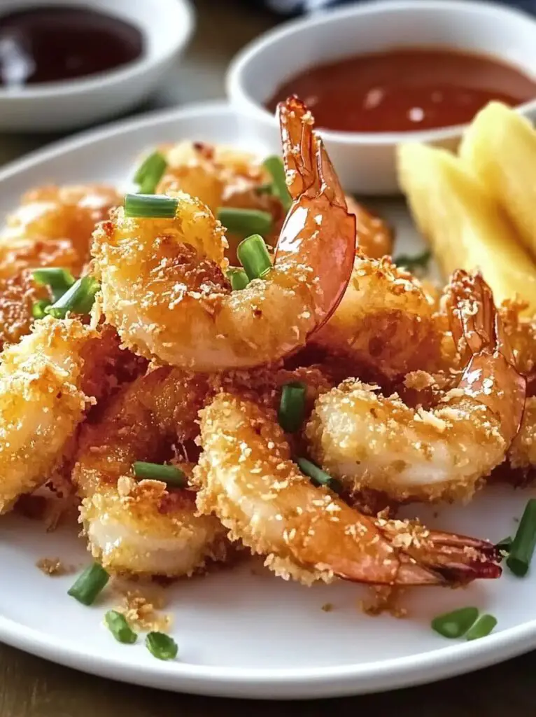 Oven-Fried Coconut Shrimp with Thai Pineapple Chili Sauce