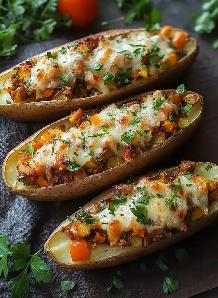 Stuffed Potato Boats