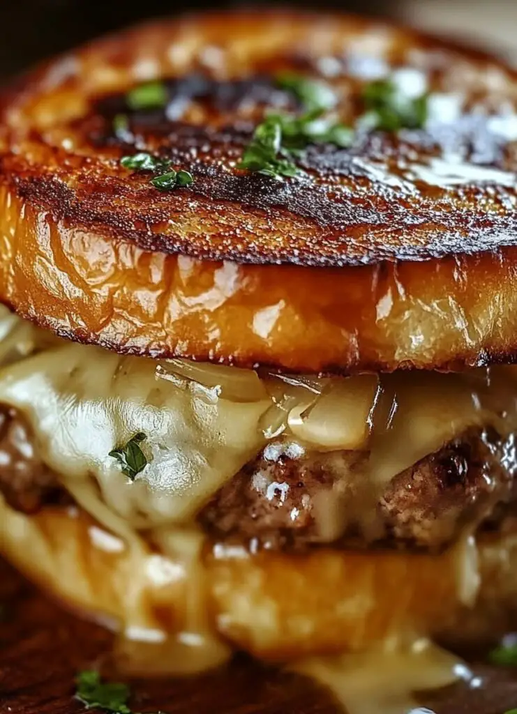 French Onion Soup Burger