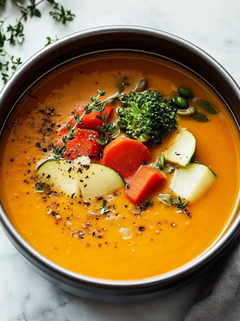 Creamy One-Pot Vegetable Soup