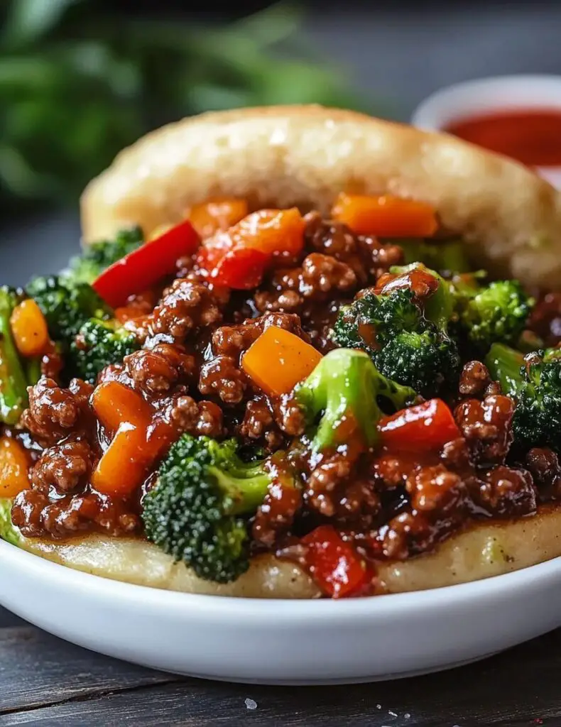 Flavorful Ground Beef and Broccoli in Savory Sauce
