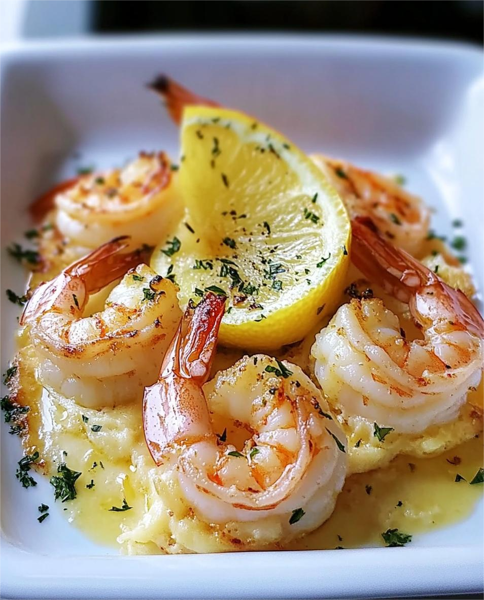 Baked Shrimp in Lemon Butter Sauce