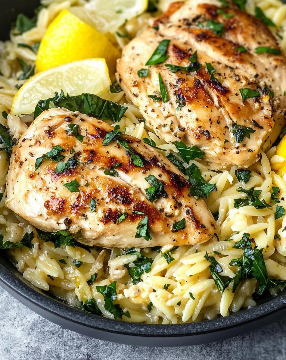 Lemon Chicken Orzo