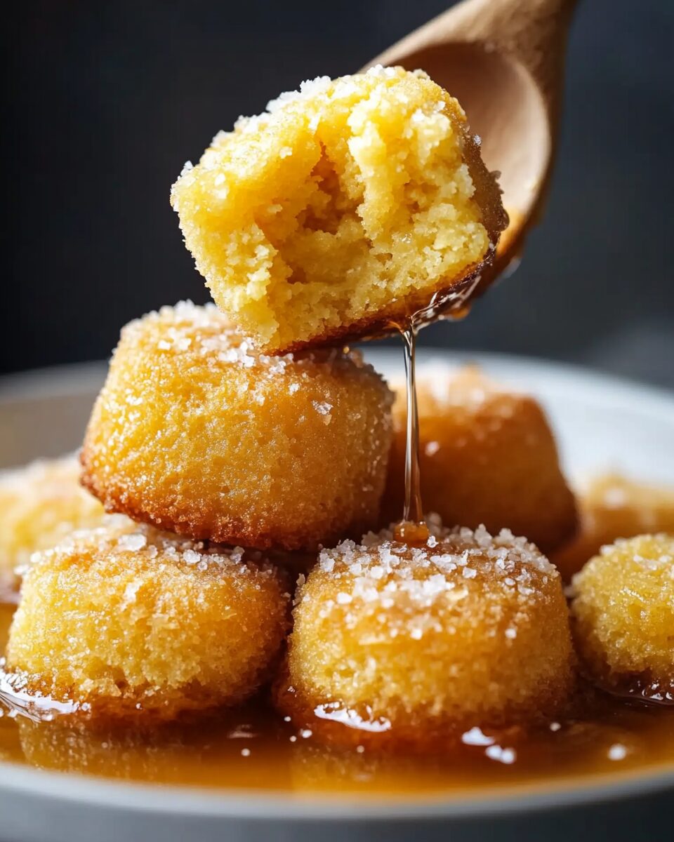 Honey Butter Cornbread Poppers