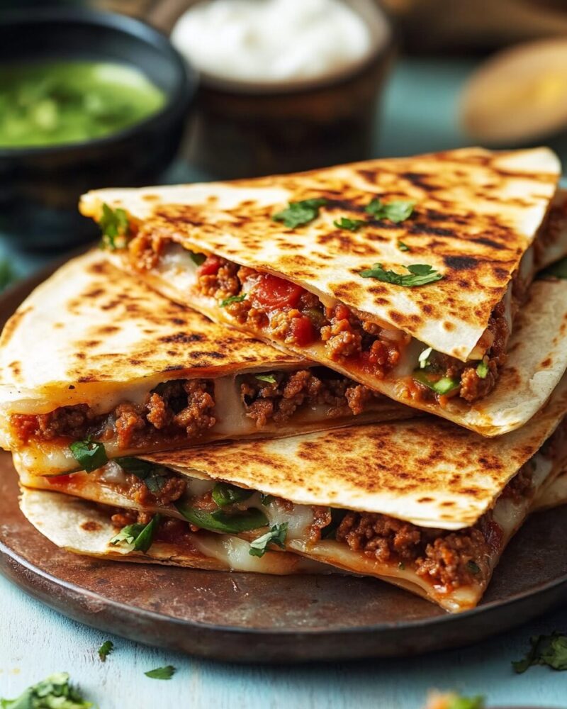 Chorizo quesadillas