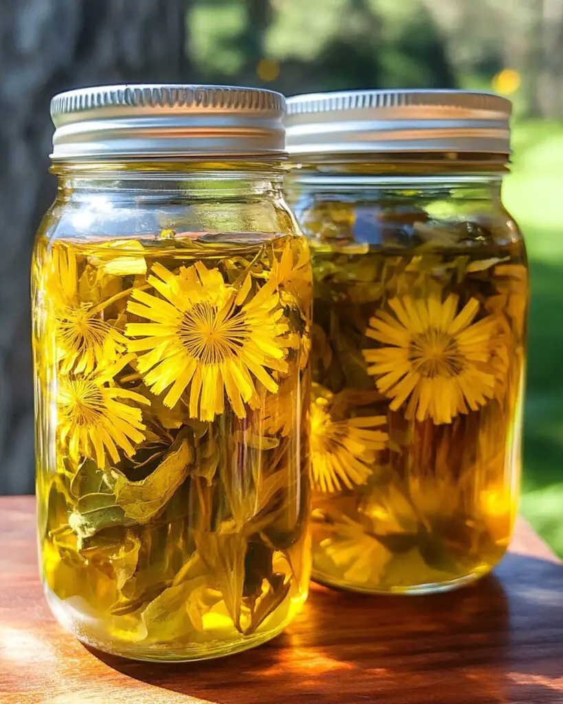 Dandelion-Infused Apple Cider Vinegar