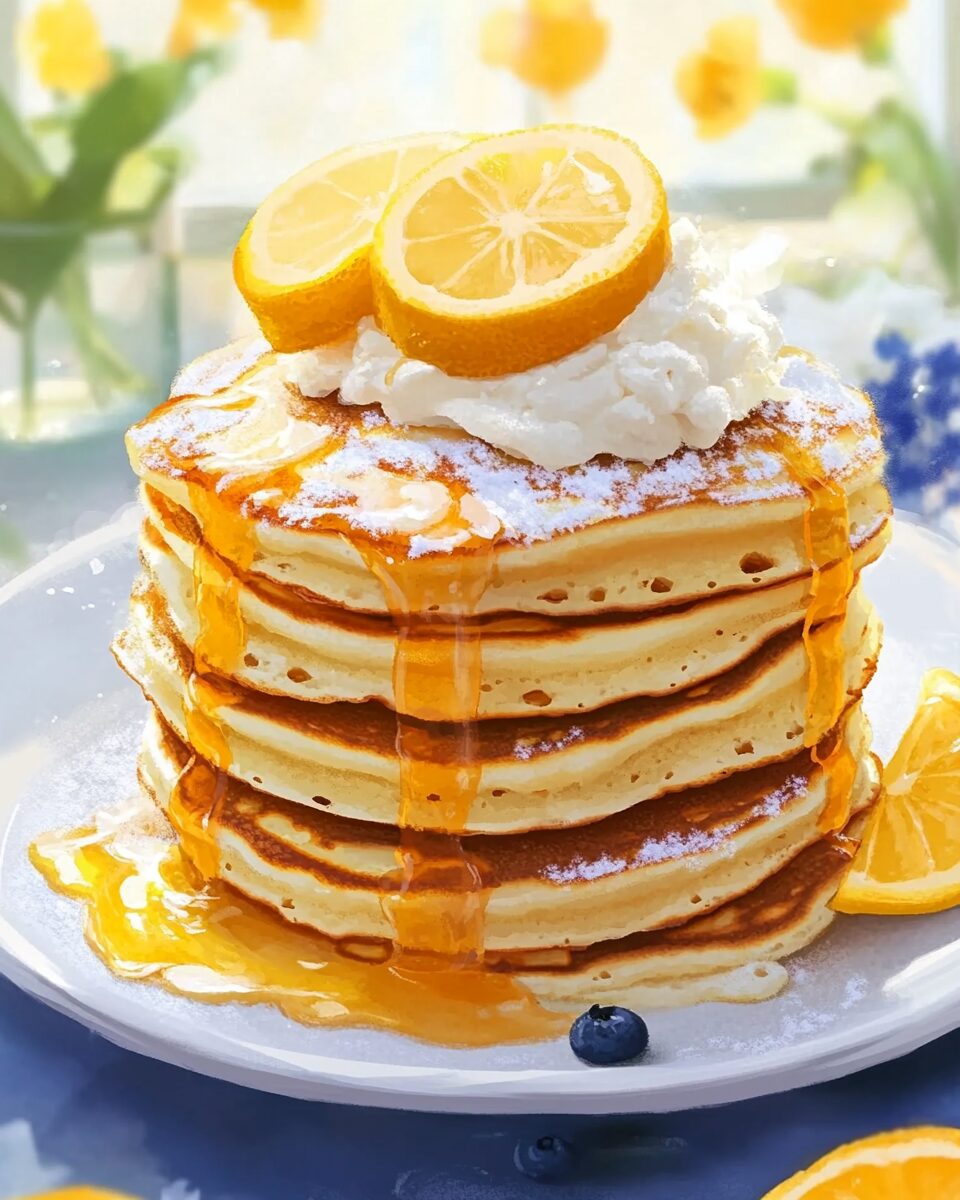 Lemon Ricotta Protein Pancakes – Bright and Fluffy