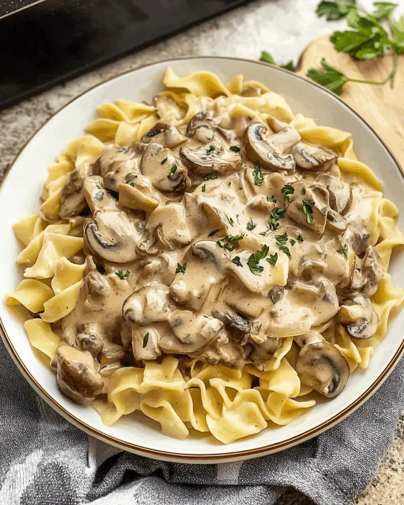 Beef and Mushroom Stroganoff