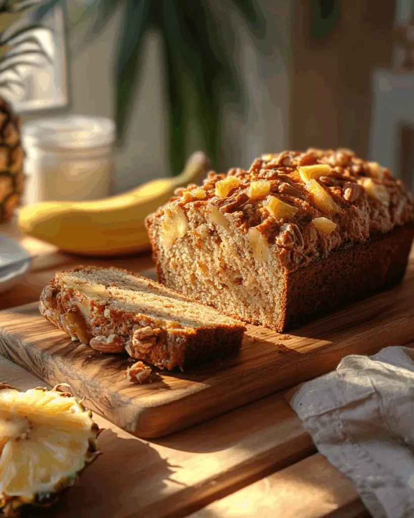 Hawaiian Banana Nut Bread