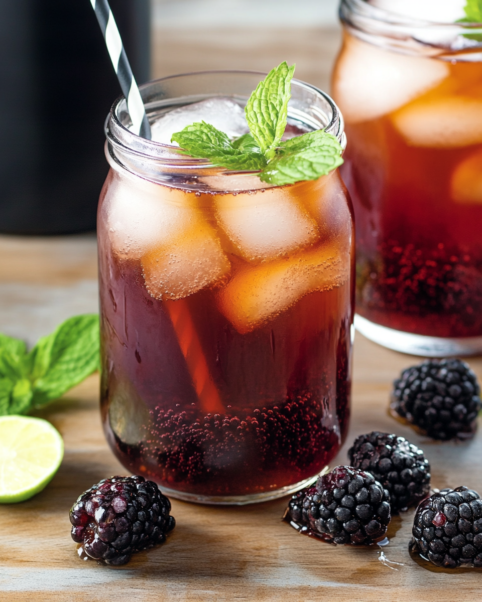 Mulberry Iced Tea