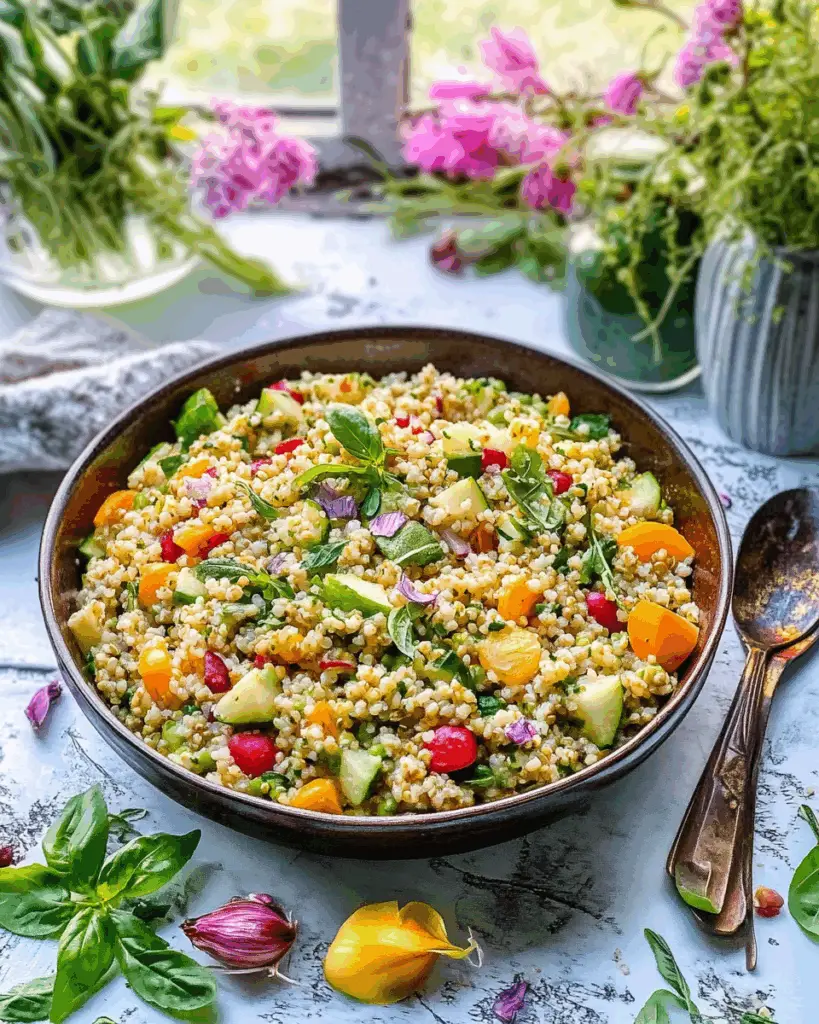 Quinoa Salad with Spring Vegetables