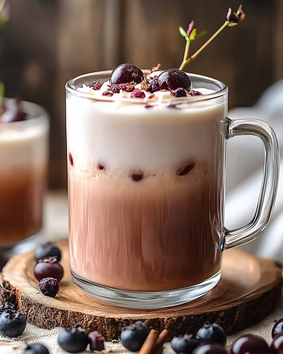 Cherry Earl Grey Milk Tea