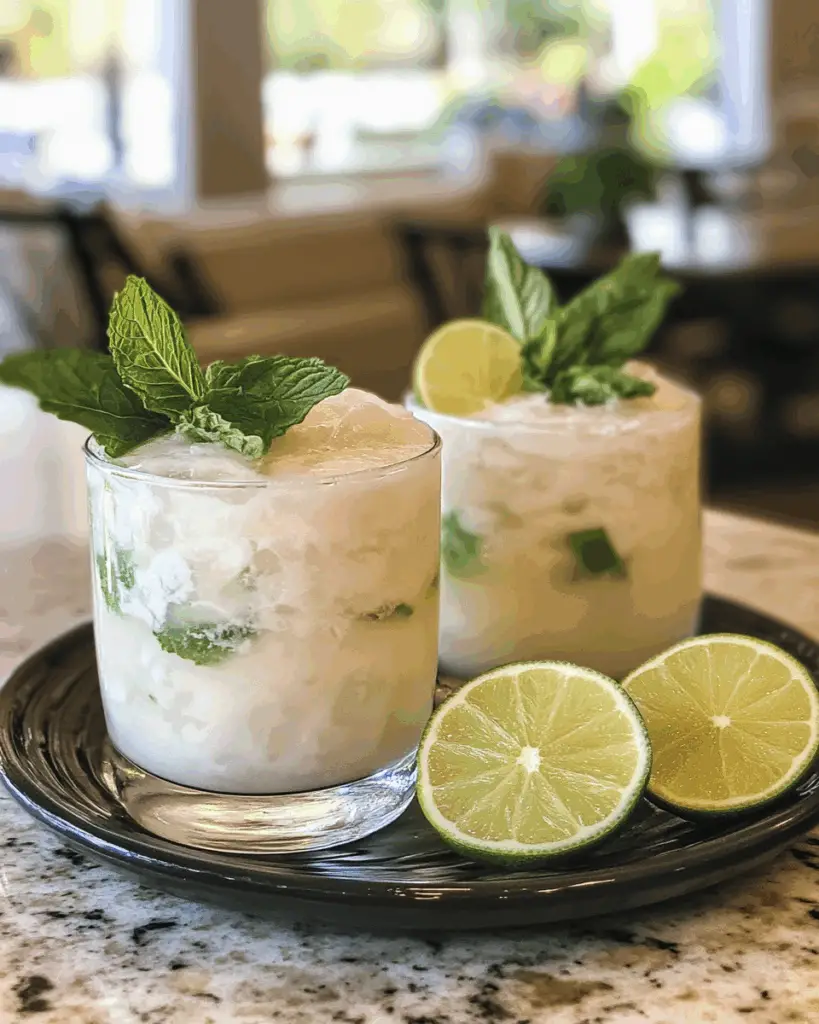 Coconut Mojito with Fresh Lime