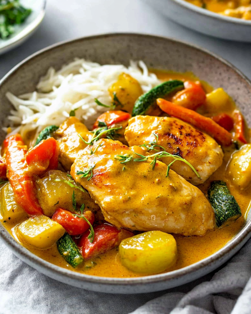 Coconut Curry Chicken with Veggies