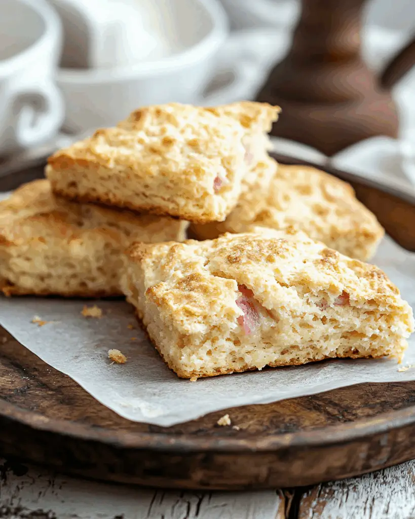 Buttery Rhubarb Scones – Grandma’s Favorite