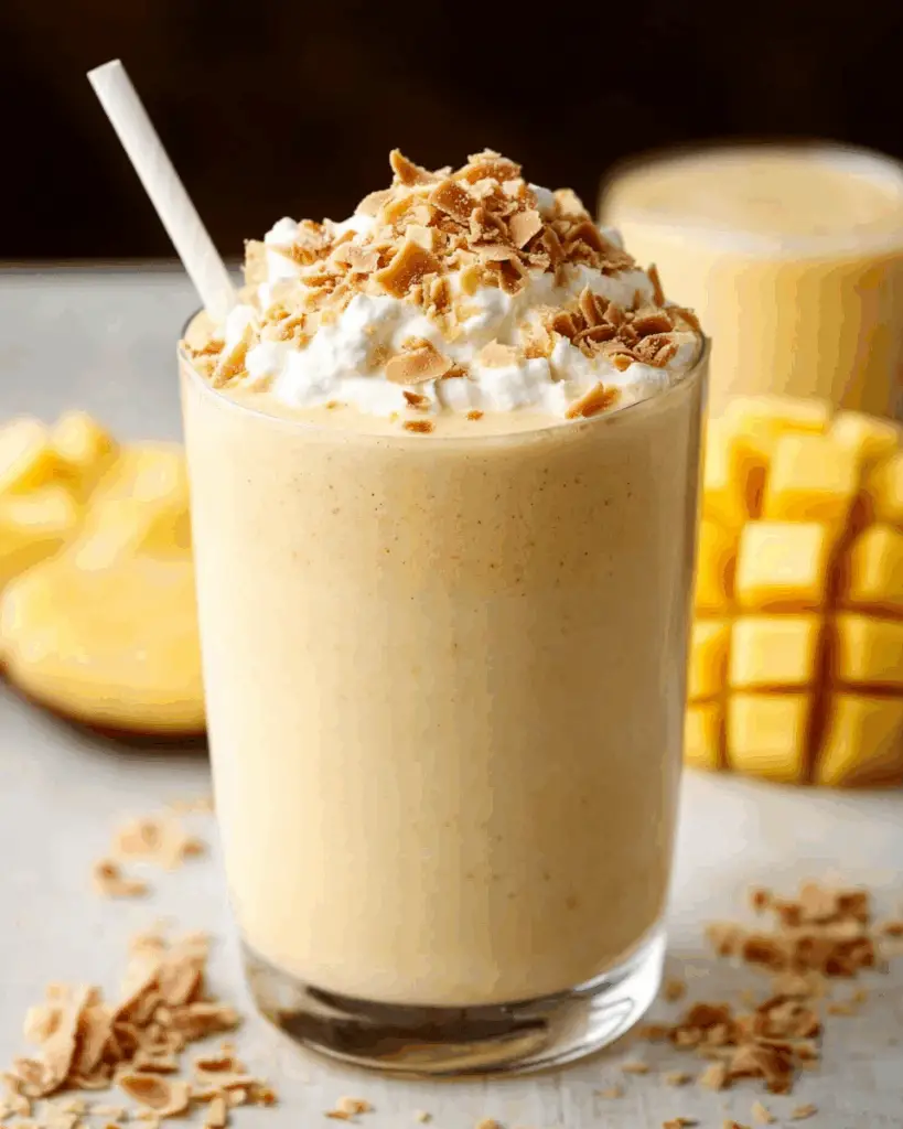 Mango Coconut Protein Smoothie