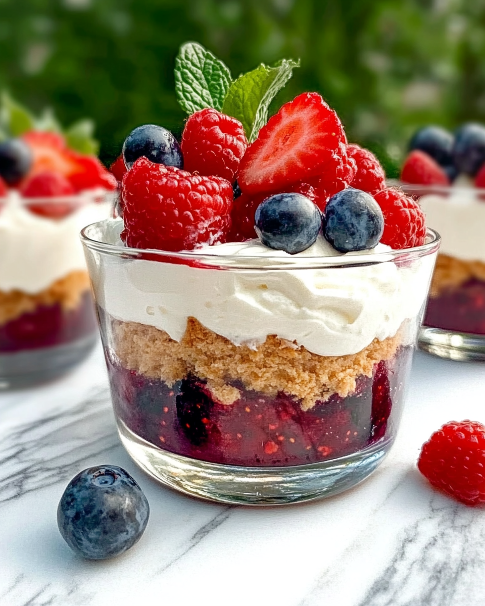 Easy Berry Cheesecake Trifle Recipe