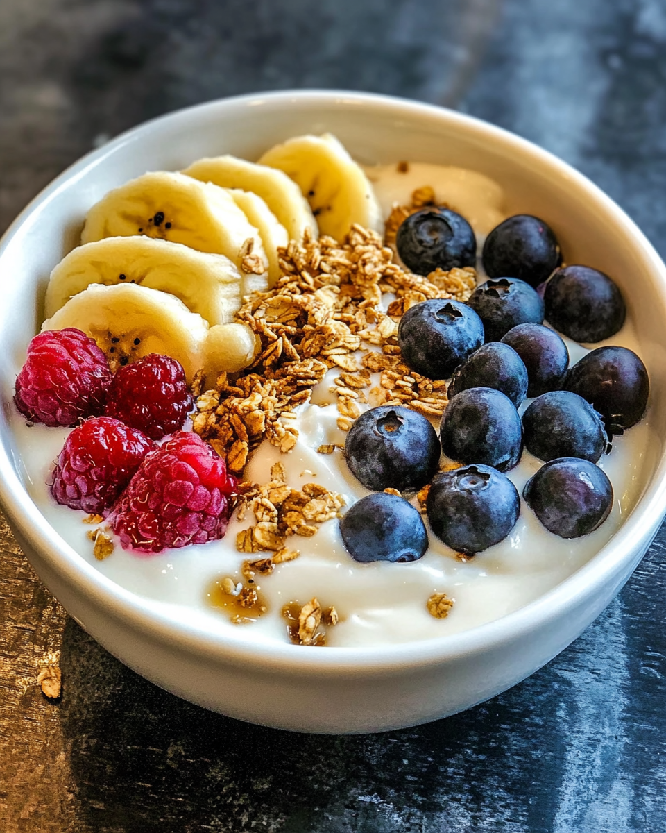 Greek Yogurt Bowl – Fast Student Breakfast Idea
