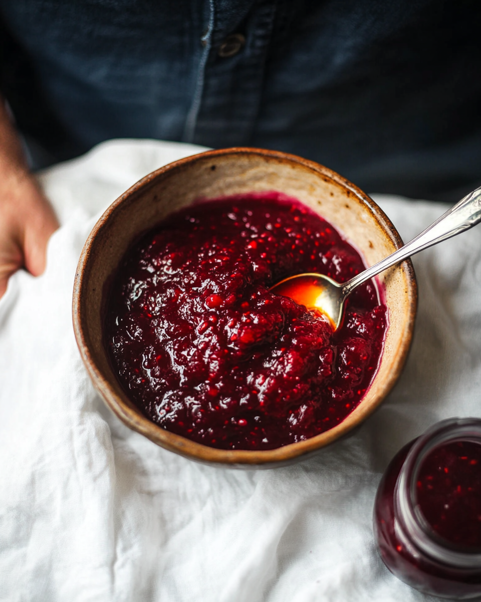 Rhubarb Raspberry Compote – Traditional Style