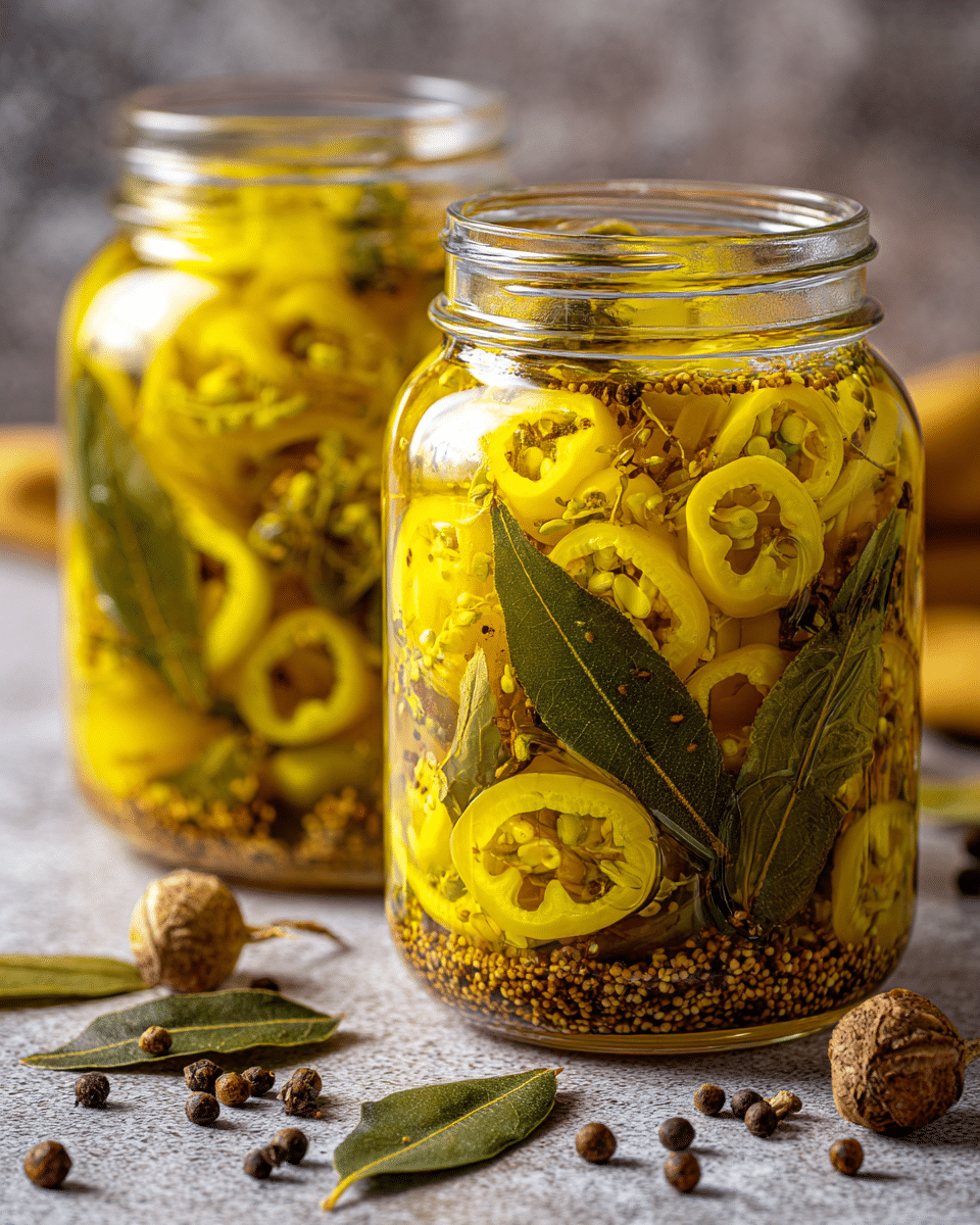 Pickled Banana Peppers – Zesty Homemade Snack