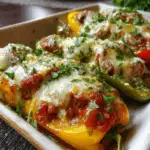 Sausage-Stuffed Banana Peppers – Oven Roasted