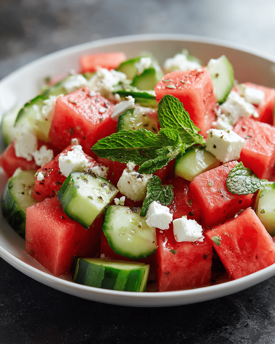 Creamy Cucumber Pasta Salad