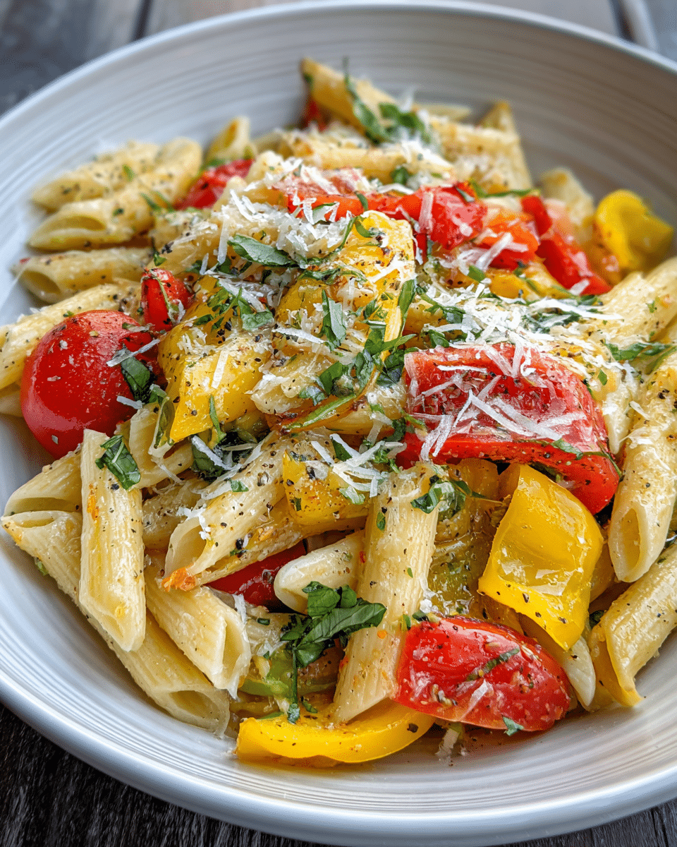Banana Pepper Pasta Toss – Quick & Tangy