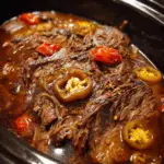 Slow Cooker Banana Pepper Roast Beef