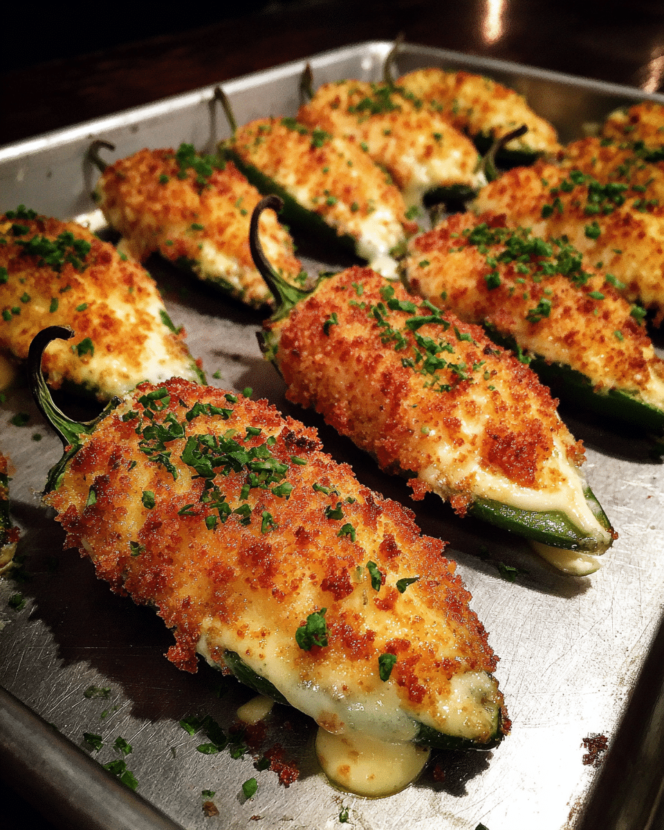 Banana Pepper Jalapeño Poppers – Spicy & Cheesy