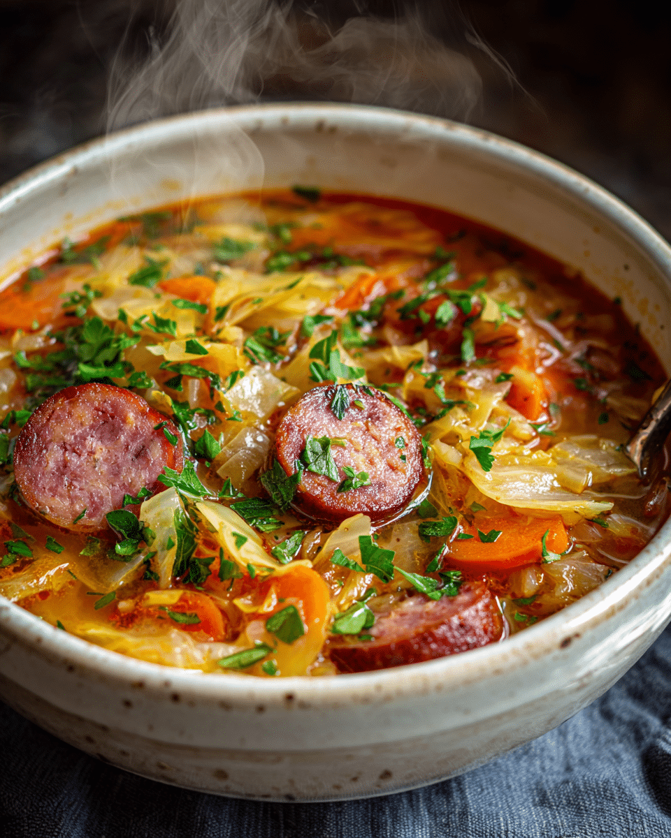 Kielbasa and Cabbage Soup