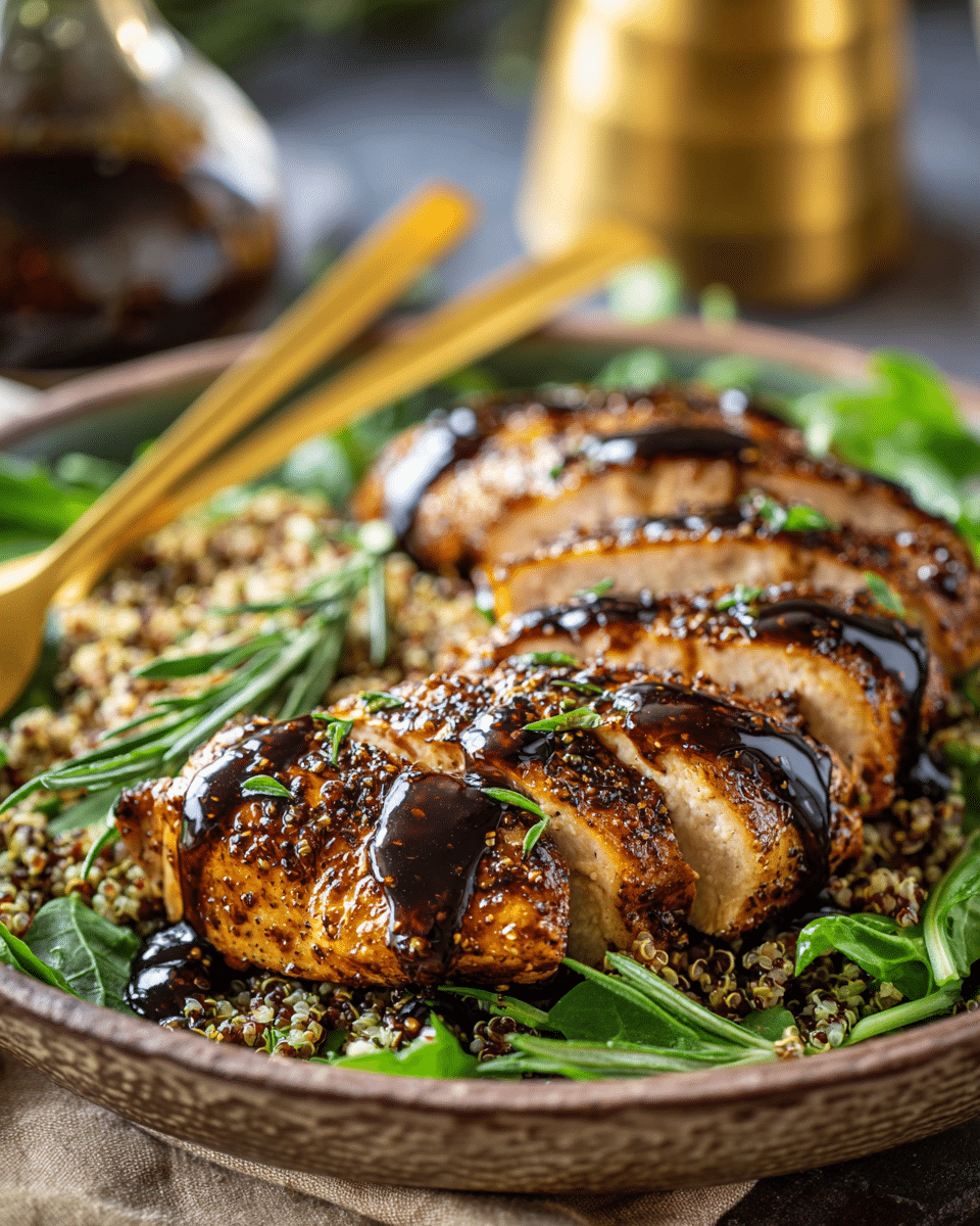 Easy Balsamic Glazed Chicken Breast – Healthy & Flavorful