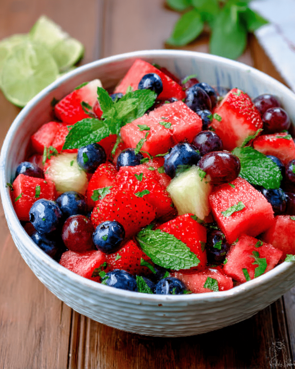 Mint Mojito Fruit Salad