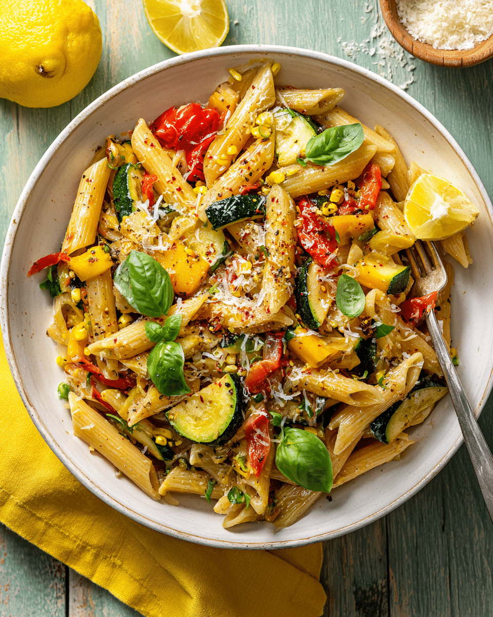 Summer Veggie Pasta – Light, Fresh & Colorful
