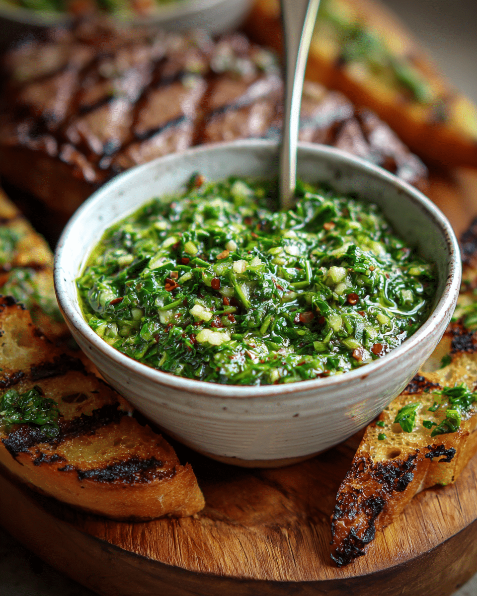 Garlic Scape Chimichurri – Zesty Herb Sauce for Grilled Meats