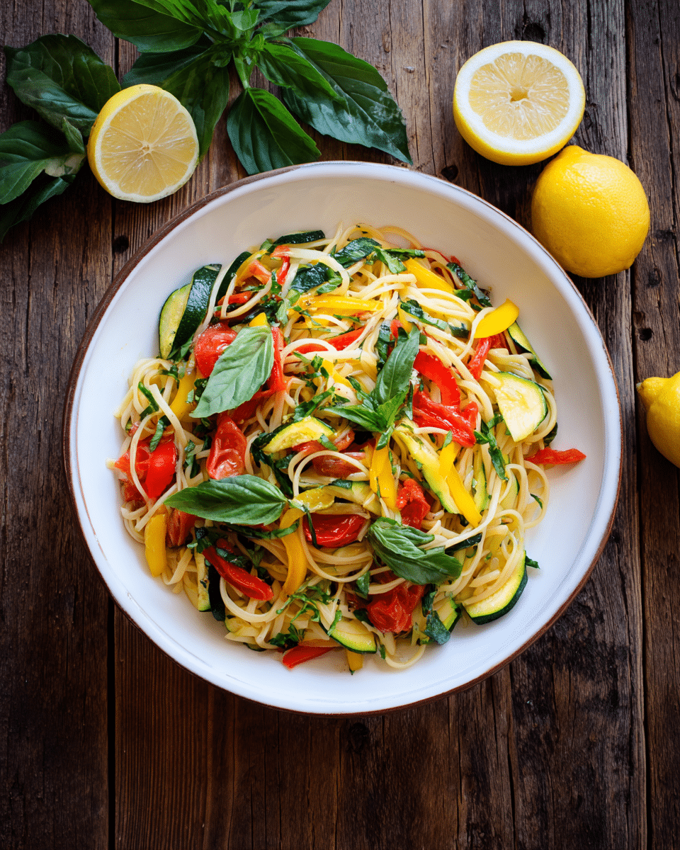 Easy Summer Veggie Pasta – Light, Fresh & Colorful