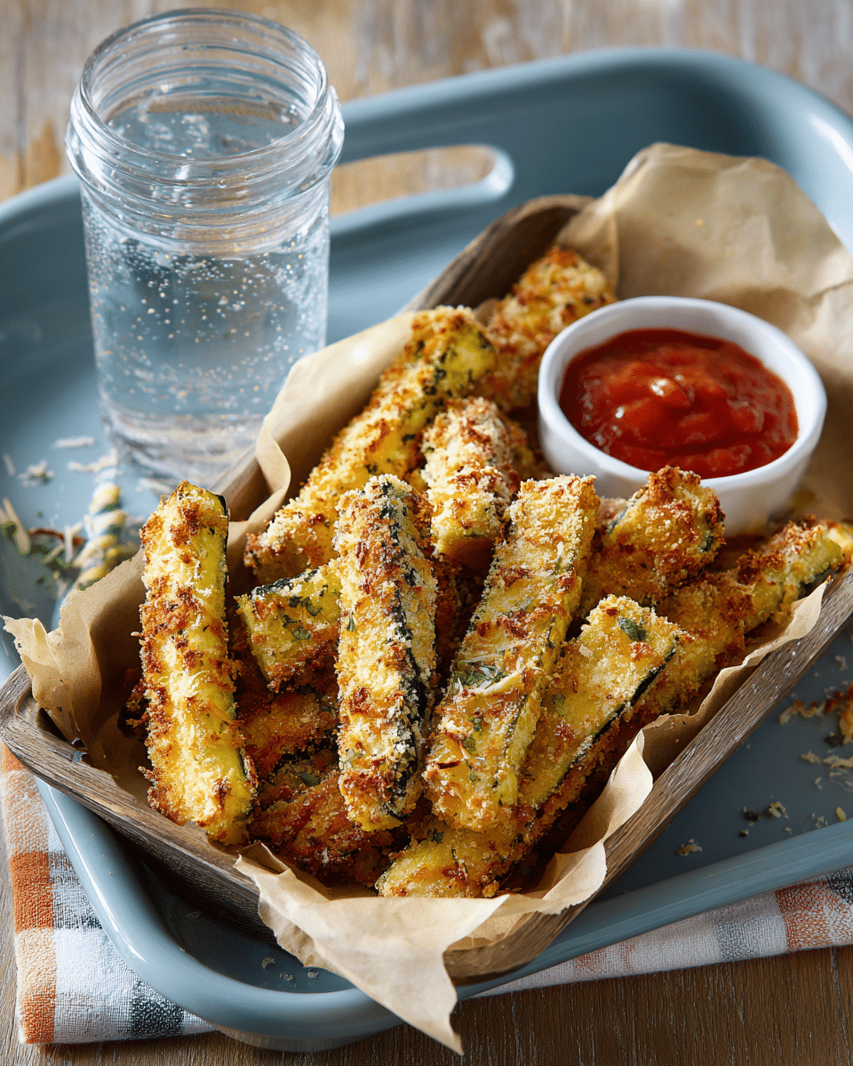 Baked Zucchini Fries – A Crunchy, Guilt-Free Back to School Snack