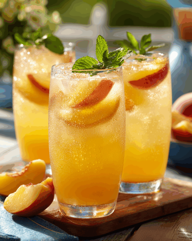 Fresh Peach Lemonade