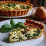 Creamy Spinach & Feta Quiche – Mediterranean-Inspired Delight