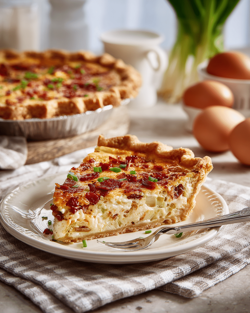 Bacon Leek Quiche – Savory and Crowd-Pleasing
