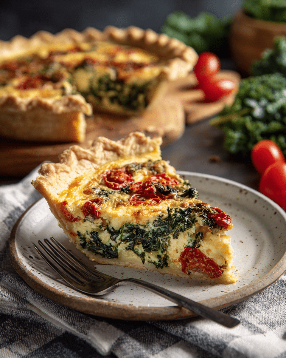 Sun-Dried Tomato & Kale Quiche – Bold & Nutritious