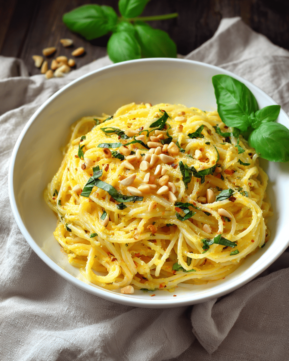Easy Lemon Basil Pasta – Bright Flavors, Ready in 20 Minutes