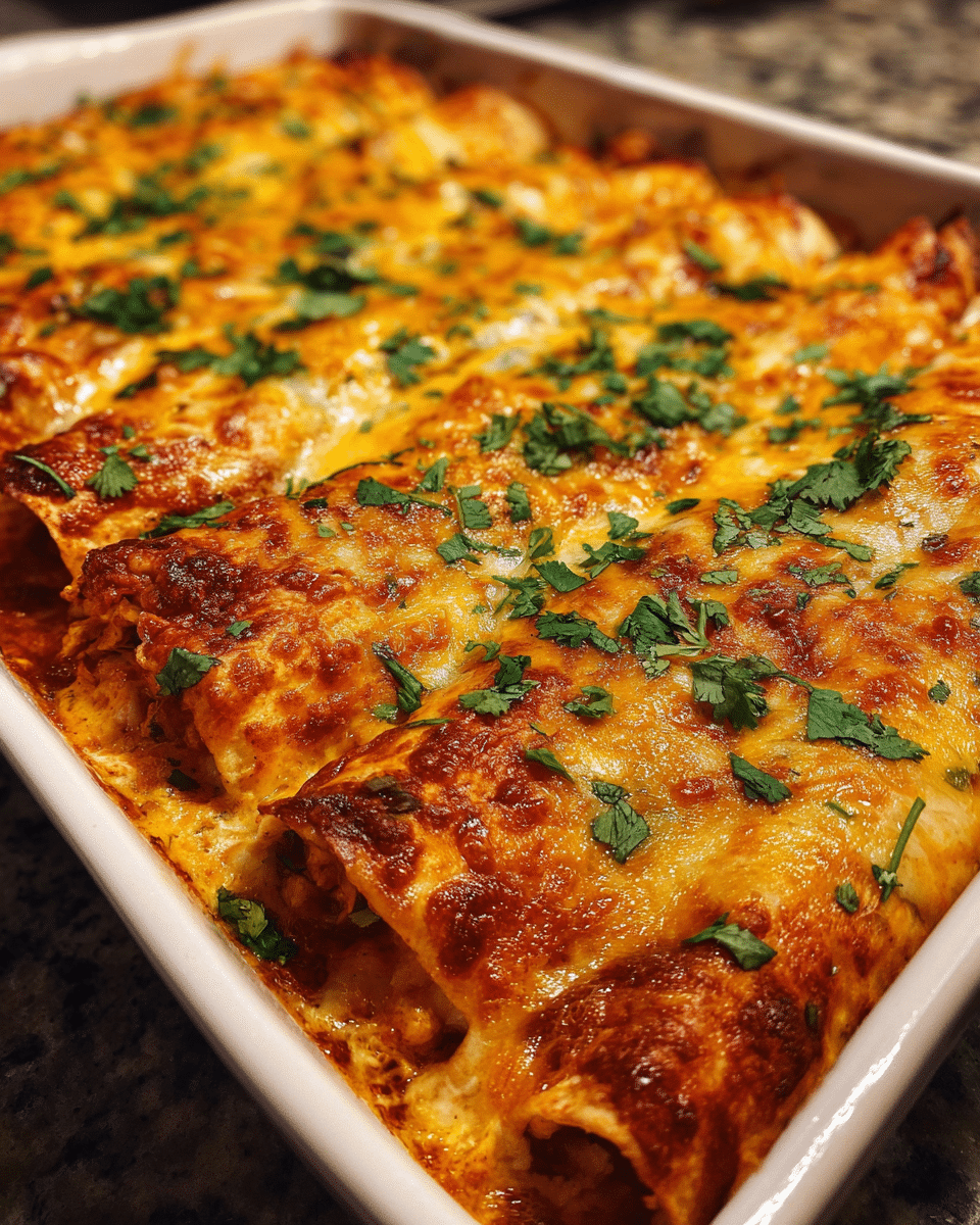 Banana Pepper Chicken Enchiladas – Zesty Twist