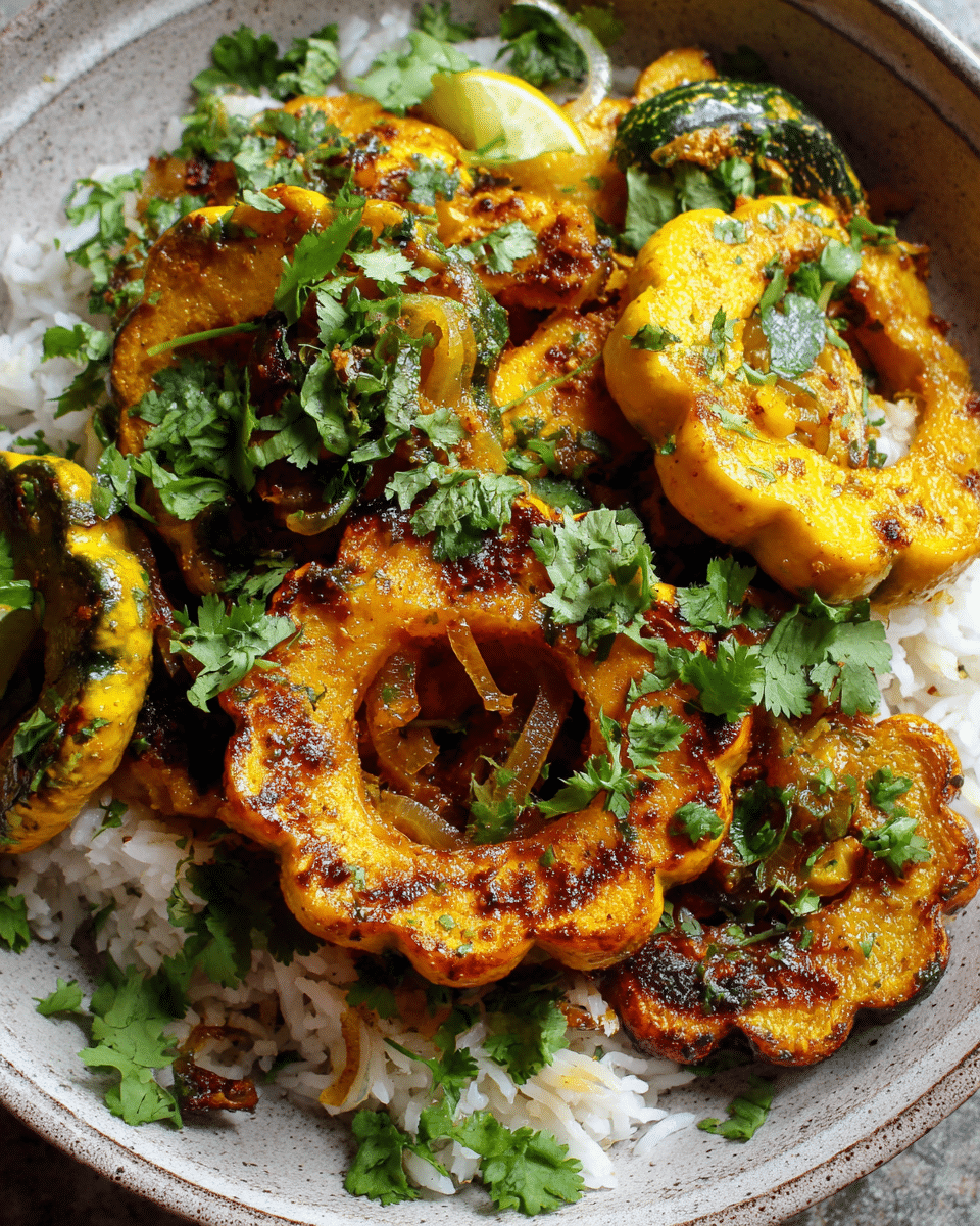 Curry-Spiced Patty Pan Squash