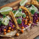 Crispy Chickpea Avocado Tacos