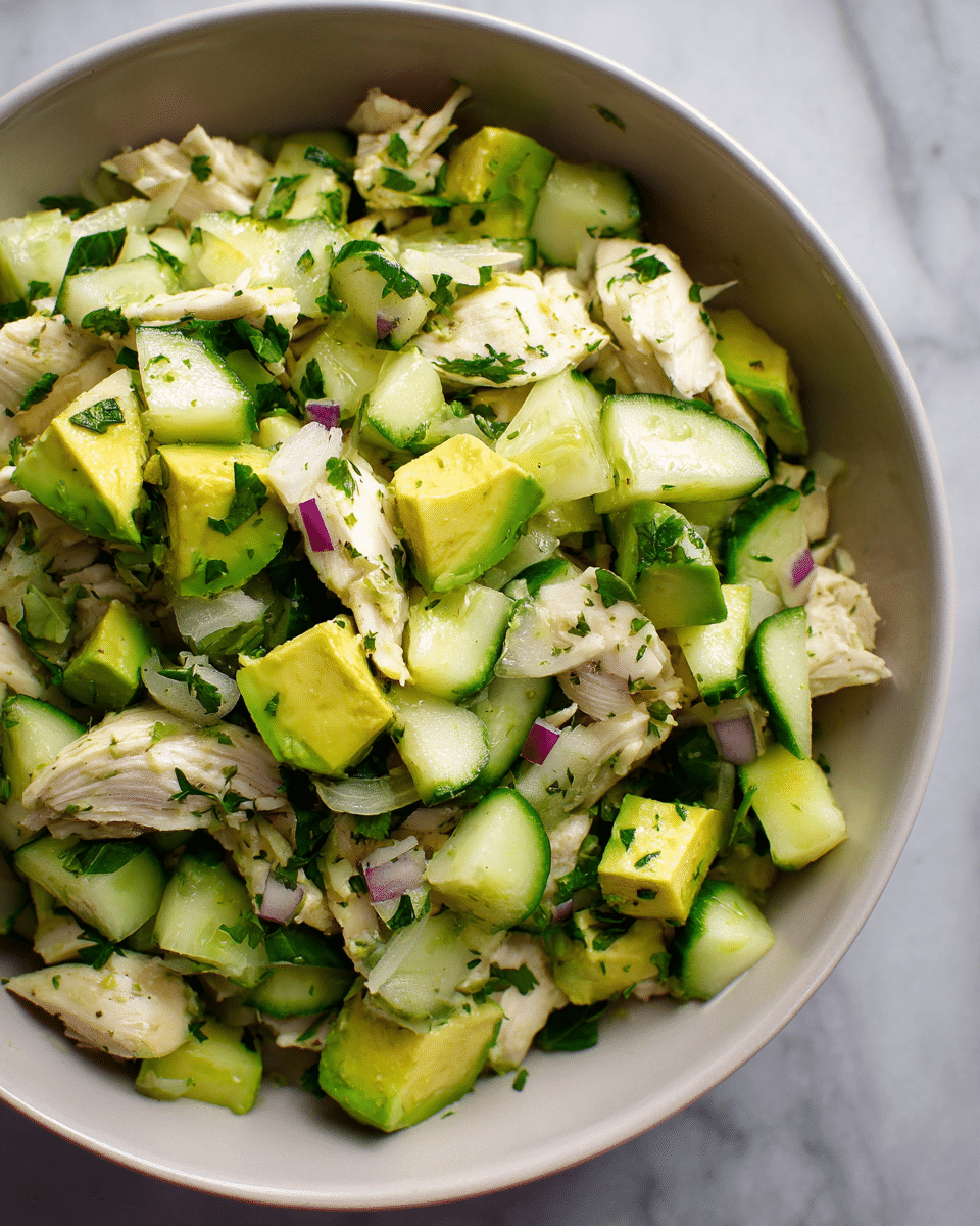 Avocado Chicken Salad – Healthy No-Mayo Option