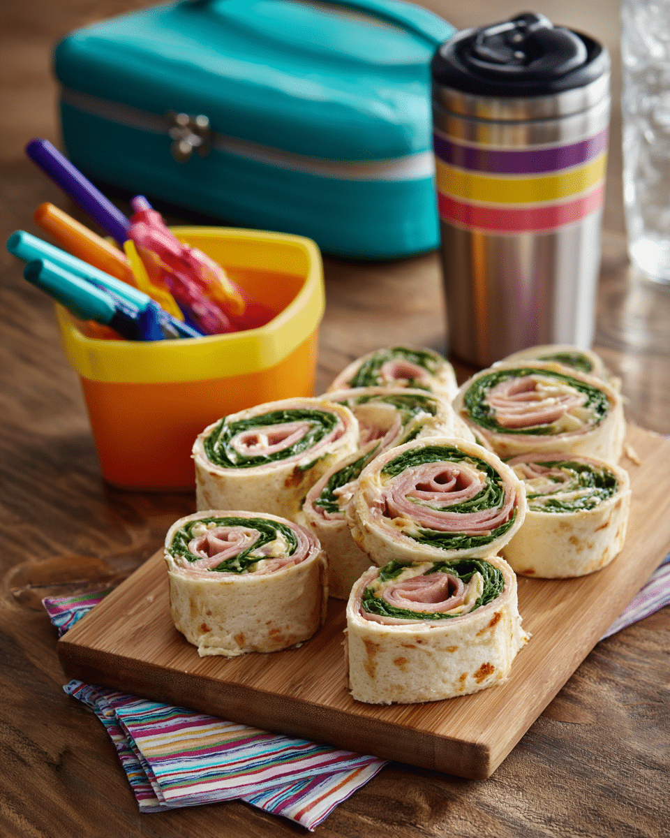 Ham & Spinach Roll-Ups – A Savory, Bite-Sized Back to School Favorite