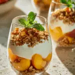 Easy Peach Yogurt Breakfast Parfait